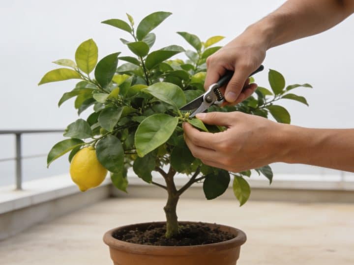 Comment et quand tailler un citronnier en pot pour une belle fructification ?