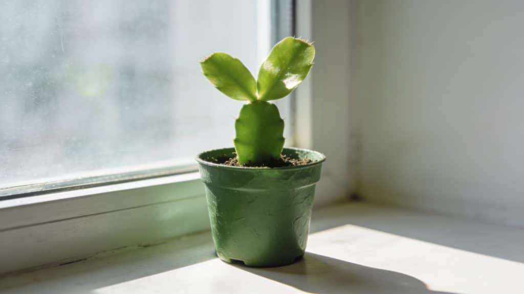 Pot de bouture verte pres de fenetre est